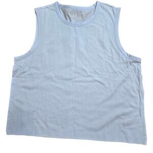 Gap - NWT's - Women's Light Blue Shrunken Tank, Sleeveless, Round Neck  Size XL